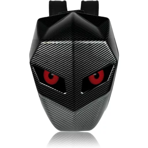 Čierny batoh s LED očami
