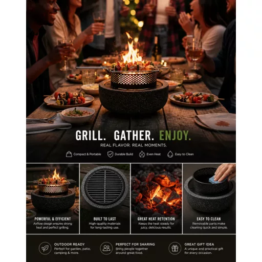 Exterierový party grill