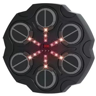   Nástenný hudobný boxerský terč + rukavice - Bluetooth, nabíjanie cez USB, vstavaný reproduktor
