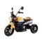Detská elektrická motorka - žlto-biela - 380W