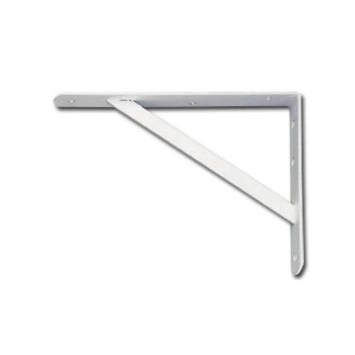 Držiak police pre vysoké zaťaženie biely-250 mm x 300 mm x 30 mm 