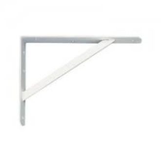   Držiak police pre vysoké zaťaženie biely-250 mm x 400 mm x 30 mm 