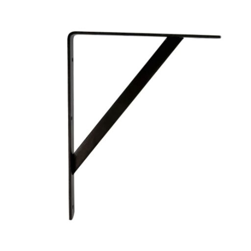 Držiak police pre vysoké zaťaženie čierny 250 mm x 400 mm x 30 mm