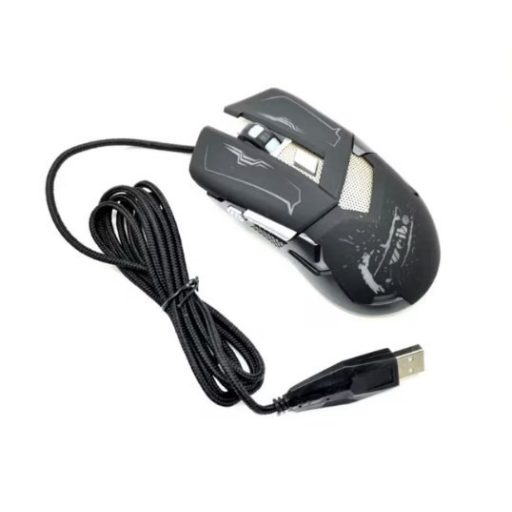 Weibo S10 herná optická 6-tlačidlová myš s LED diódami - 3200 dpi